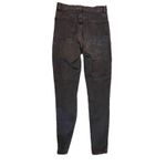 Garage  Jeans‎ Women's Sz 3 Black High Waist Skinny Stretch Denim Distressed Goth Photo 1