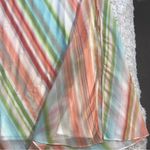 Chico's Chico’s Ethereal Watercolors Pastel Stripes Maxi Skirt L Large US 12 Chico’s 2 Photo 9