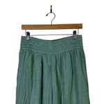 Wonderly  High Rise Wide Leg Pants Womens M Sage Green Flowy Boho Hippie Coastal Photo 2