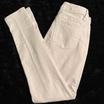 White Ripped Skinny Jeans Size 0 Photo 2