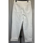 Old Navy  High Rise Wow Loose Jeans Womens 8 White Straight Pockets Casual Photo 1
