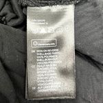 H&M Black Velvet Striped Pattern Off Shoulder 3/4 Sleeve Cropped Blouse Top Sz 6 Photo 6