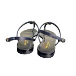 Saint Laurent NIB Cassandra Flat Sandals in Patriot Navy Size 39.5 Photo 2