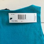 Ellen Tracy Linda Allard  Large Turquoise Wool Silk Ribbed Sweater‎ Tank Nwt Photo 3