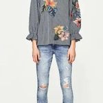 ZARA  High Waist Distressed Skinny Jeans Size 6 NEW Photo 3