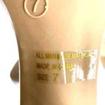 Wild Diva  Silver Holographic Heeled Open Toe Sandals 7 Party Ankle Strap Buckle Photo 10