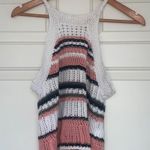 Roxy Nomad World Crochet Knit Tank Top Photo 1