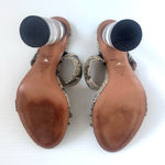 Schutz  Veridiana snakeskin print Transparent Column Heel Sandal Size 9.5 Photo 10