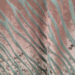 VTG Burned Out Velvet Tiger Stripe Swing Dress 14 Animal Print SL Fashions USA Brown Photo 6