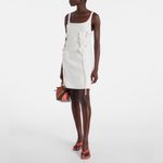 Farm Rio Off-White Sleeveless Euroflax Premium Linen Mini Dress,SZ XXSmall, $290 Photo 8