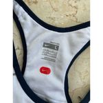 Nike Fit Dry white and navy size tank fitted womens 19/12 large Photo 3
