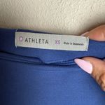 Athleta  Women Size XS‎ Cozy Up Indigo long sleeves modest dress Photo 2