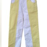 Urban Outfitters BDG  High & Wide Yellow/White Striped  Jeans NWT SZ 26 Photo 8