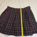 Hot Topic  Plaid Black and Pink Women's Skirt Photo 4
