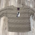 Fire Los Angeles  Taupe Knit Sweater NWT Photo 4