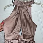 Angel Biba Champagne Satin Keyhole Romper Size AUS10/US6 Photo 2