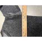 Peruvian Connection  Vintage Alpaca Sweater Pullover Gray Black Size XS Photo 7