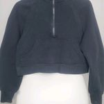 Lululemon Scuba Crop Hoodie Women Size XS/S Half Zip Long Sleeve Black Photo 2