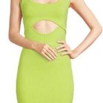 NWT RtA Carolina Cutout Mini Dress Acid Lime Medium Green MSRP $445 Photo 0