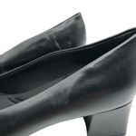Easy Spirit Pumps Heels Block Heel Pointed Toe Faux Leather Black 9.5 Photo 5