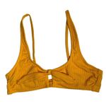Xhilaration JUNIORS Honey Yellow Ribbed CHEEKY 2 Piece Bikini Swimsuit Size L Photo 2