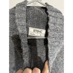 Stoic Women's Oversize Gray Mockneck Sweater Size L Wool Blend Size L Photo 2