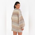 Show Me Your Mumu Timothy Tunic Sweater Neutral Space Dye Knit Photo 5