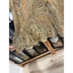 Ralph Lauren Vintage 3x 100% Silk flowy Gypsy Paisley Pull-on Skirt midi plus Photo 3