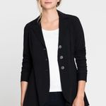 Nic+Zoe 🆕 NWT  Three Button Seamed Riding Jacket Blazer Petite Black Onyx PP Photo 4