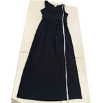 Boden Maxi Jersey Dress Womens 8 Black Diana Casual Stretch Travel Minimalist Photo 4