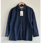 Everlane  The Oversized Denim Shirt in Tungsten Rinse, Size 4 Photo 7