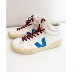 VEJA  MINOTAUR FURED LEATHER WHITE EGEE high top 9 Photo 1