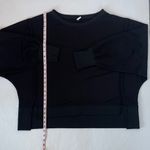 Halara Round Neck Dropped Shoulder High Low Hem Relaxed Casual Sweatshirt Large Photo 11