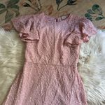 Selfie Leslie  Isabelle Angel Sleeve Empire Dress In Blush Photo 7