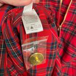 Venus Holiday Christmas Red Green Long Sleeve Plaid Skirt Sweater Dress, 10/12 Photo 8