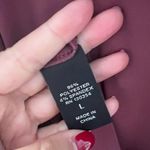 Karl Lagerfeld Bodycon Long Sleeve Warm Brown Midi Dress Sz L Photo 4