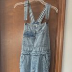 Arizona Jeans  co new juniors  Blue Denim Overalls Photo 1