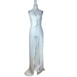 Alice + Olivia  Robin Jumpsuit in Off White 2 New Womens Dressy Outfit Photo 4