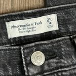 Abercrombie & Fitch 90's Straight Ultra High Rise Black Stretch Ankle Jeans 25 Photo 7