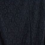 Vintage 90s SL Fashions Cream Lace Black Babydoll Scalloped Dress Size 8 Photo 8