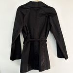 Sag Harbor Vintage Black Trench Coat Small Photo 3