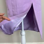 White Fox Boutique WHITE FOX Lilac One-Shoulder Bow Dress Size XS Photo 6