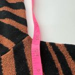 Marie Oliver  Tiger Print Mock neck sweater sz M Photo 2