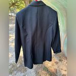 Beautiful Long Jacket Vintage 80s by R & D Dress LTD. Size 16T Black Photo 4