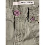 Donna Karan DKNY Jeans Army Green Studded Cargo Pants size 6 Photo 7