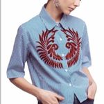 Hermit and Nandita embroidered tops S Blue Photo 0