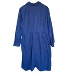 Coldwater Creek Plus Size 18 Blue Corduroy Long Sleeve Button Shirt Dress Photo 2