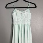 Lulus NWT Lulu’s‎ Bridesmaid Dress Mint Green Strapless Formal Gown Moonlight Serenade Photo 9