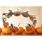 Pumpkin Ring New Orange Silver Adjustable Thanksgiving Autumn Jewelry Fe… Photo 6