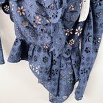 Self Portrait Asymmetrical Eyelet Top Photo 3